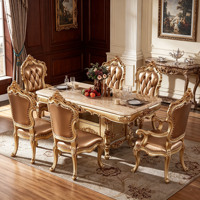 Meuble de rangement doré, Table à manger de luxe, Ensemble de table à manger, Meubles de salon, Meubles de luxe pour la maison, Ensemble de salon