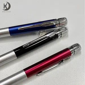 Luxury Advertising Design Twist Action Pen Custom Company Logo Novelty Metal Ballpoint Pen