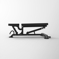 Banc utilitaire commercial robuste pour l'entraînement de force avec haltères et barres