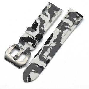Camo Material de goma correa de reloj de <span class=keywords><strong>Apple</strong></span> Smart <span class=keywords><strong>Watch</strong></span> banda deportiva de silicona para la serie 5 6 <span class=keywords><strong>SE</strong></span> Samsung - Product Image 5