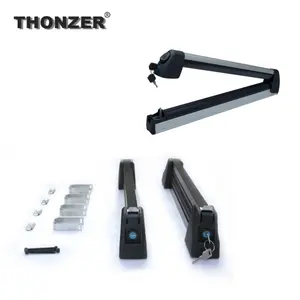 Thonzer Universele Auto Dak Winter Ski Dubbele Snowboard Imperiaal Universal Aluminium Met Lock Verlengd