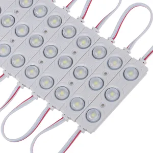 Módulo LED 3LED 1.5 watts fonte de luz 12V DC de alto brilho à prova d'água para publicidade e decoração de caixa de luz