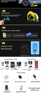 Barrière de parking automatique solaire intelligente télécommandée en acier inoxydable de haute qualité, étanche, capacité de charge 2000 kg - Product Image 3
