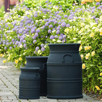 Pots de fleurs carrés multicolores les plus vendus, en argile fibreuse biodégradable, durables et légers, pour la plantation en extérieur
