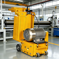 Machine professionnelle électrique de préparation des sols, décapeuse de béton, décapante de lignes de circulation, scarificateuse de ponts, pour l'égalisation et le desserrage des surfaces