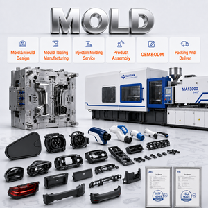 OEM Custom <b>Design</b> EV Charging Gun Housing Mold Manufacturing Plug Shell Mould Tooling Plastic Bumper Grille Injection <b>Service</b> - Product Image 1