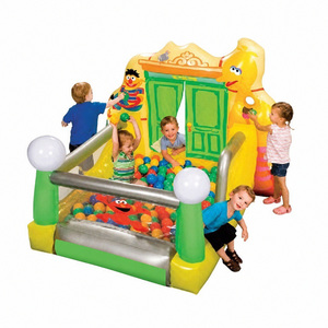 Piscine à balles gonflable en PVC personnalisée avec design de dessin animé, solution sur mesure, rouleau à balles gonflable en PVC pour enfants, divertissement en plein air - Product Image 1