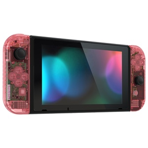 เคสใสสีชมพูเชอร์รี่สำหรับ Nintendo Switch แบบเต็มตัว  พร้อมฝาครอบป้องกันแบบโปร่งใส - Product Image 5