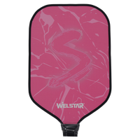 Raquette de pickleball personnalisée à impression complète HD UV Pickleball de surface en fibre de verre et fibre de carbone