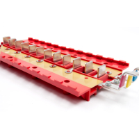 Etechin 125A MCB Main Busbar Plug-in Power Distribution Pan Assembly Compact Design 50/60Hz Boîtier de distribution de type triphasé