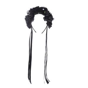 Serre-têtes mexicains Jour des Morts, motif Crâne et Rose, pour Femmes et Filles, Coiffe d'Halloween HC305 - Product Image 6