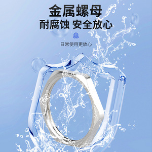 น็อตล็อคหกเหลี่ยมโลหะ JIAF M8 ชุบนิกเกิล เมตริก ISO 7041-1997 หกเหลี่ยมภายนอก สูง 10 มม. - Product Image 1