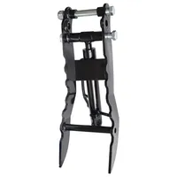 Pince hydraulique robuste pour excavatrice, pelle rétrocaveuse, chargeuse compacte, attache rapide, démolition, manutention de matériaux