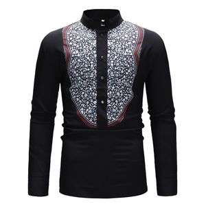 Deals Model de Boubou pour Homme Elegant African Dashiki Style