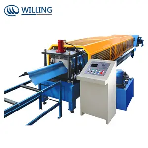 Tile Machine Ridge Roofing Automatic Tile Cutting Machine Galvanized Ridge Cap Zinc Roofing Sheet Roll Forming Machine