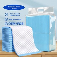 Vente en gros de coussinets absorbants pour animaux de compagnie en fibres de pâte de bois SAPPE non tissées épaissies, pour l'entraînement des chiens et les couches pour chats, en provenance de Chine