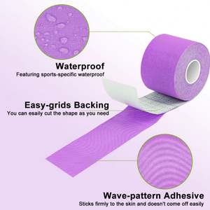 Bande Kinesiologique Imperméable Baiyuheng, Directement de l'Usine, Bande Kinesiologique Imperméable Personnalisée, Sécurité Sportive, <span class=keywords><strong>Thérapie</strong></span> Kin - Product Image 3