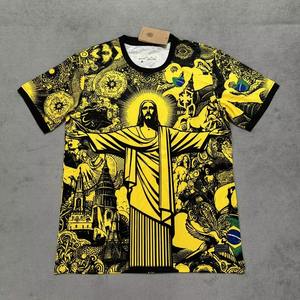 Conjunto de Camiseta de Fútbol Personalizada Gratuita para Verano y Otoño, Corte Automatizado, Antibacteriana, Cuello en V, Manga Corta, Unisex - Product Image 4