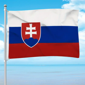 <span class=keywords><strong>Drapeau</strong></span> national <span class=keywords><strong>slovaque</strong></span> 3x5 pieds avec œillets en laiton, bannière de <span class=keywords><strong>drapeau</strong></span> national durable, polyester de qualité supérieure, couleurs vibrantes - Product Image 3
