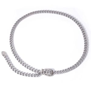 Cinturón <span class=keywords><strong>de</strong></span> Cadena Metálica para Mujer, Estilo Punk Hip Hop, Joyería Corporal Vintage Y2K Harajuku, <span class=keywords><strong>Cinturones</strong></span> <span class=keywords><strong>de</strong></span> Cadena Dorados para el Vientre, Venta al por Mayor - Product Image 6