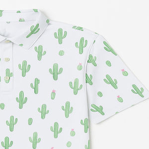 OEM Custom Logo Printed Sublimated Floral <strong>Golf</strong> Polo <strong>Shirt</strong> Custom Polo <strong>Shirts</strong> For Men - Product Image 4