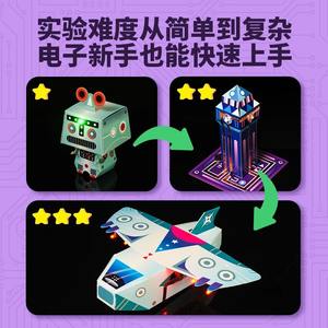 Kit de Ciencia con Circuitos de Papel Mágico Call Play para Niños de 8+ Años, Juguete Educativo a Pilas con Instrucciones y Materiales - Product Image 4