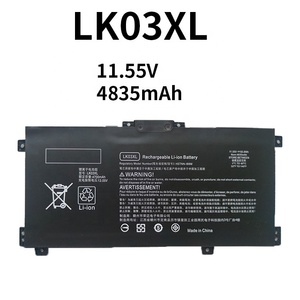 Batería genuina LK03XL para HP Envy X360 15-<span class=keywords><strong>BQ</strong></span> 15M-<span class=keywords><strong>BQ</strong></span> 15-CN 15M-C 15M-CP 17-AE W128 W132 W134 W135 11,55 V 4835mAh - Product Image 2