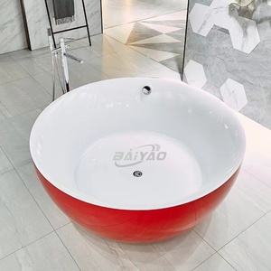 <span class=keywords><strong>Bañera</strong></span> Acrílica Moderna Portátil Blanca Mate de 150 cm con Desagüe para Cadenas de Tiendas - Product Image 5