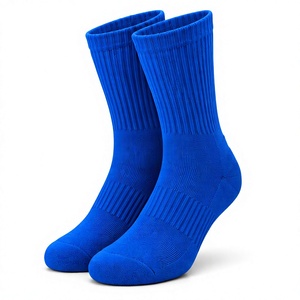 High Quality Wholesale Cotton Crew <b>Socks</b> Custom Logo Embroidery Jacquard Knitted Sports <b>Socks</b> for Men <b>Women</b> Casual Fashion - Product Image 1