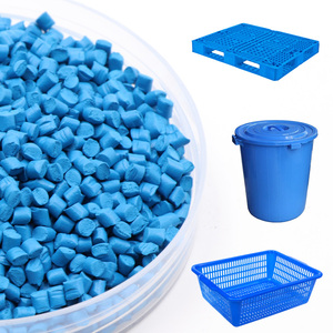 Thạc sĩ hàng loạt màu xanh đậm và bầu trời xanh cho nhựa HDPE trống màu xanh phế liệu với giá thấp - Product Image 2