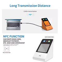 Lector de Códigos de Barras 2D Mj370 con Plataforma NFC para Pagos, Tamaño Compacto de Escritorio para Escaneo de Recetas en Farmacias