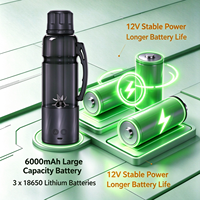 Nieuwe 2-in-1 draagbare blender & molen 360W fruitpers beker Pulse Tritan materiaal Oplaadbare 6000mAh batterij Persoonlijke smoothie