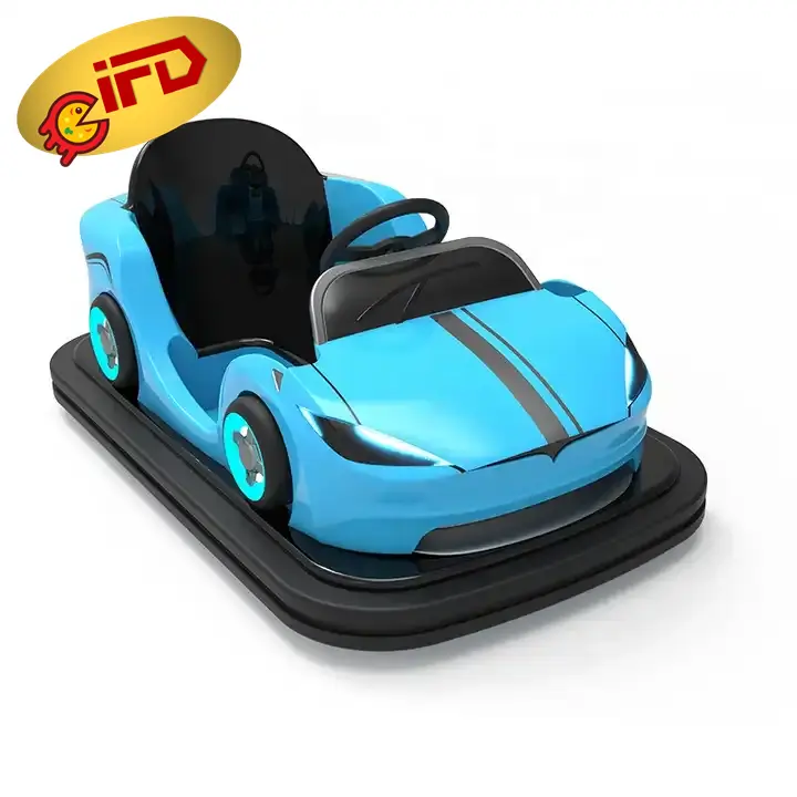 IFD衝突ゲーム遊園地は家族の楽しいゲームに乗る電気バッテリーフロアネット天井バンパー車の価格