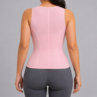 Gilet gainant amincissant intégral à 3 crochets pour femme, contrôle du ventre, entraînement, Faja Body Shaper, fermeture double couche