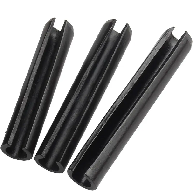 M1 - M40 DIN 1481 Black Oxide 65MN Slotted Spring Tension Dowel Pin