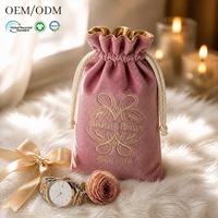 Sacs à cordon en velours, pochettes pour montres, pochettes pour bijoux, sacs en velours doux avec doublure en satin pour le rangement de montres et de bijoux, pour offrir en cadeau
