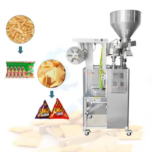 Orme Petite Ensacheese Biscuit Pakket Verticale Automatische Maïs Puff Chip Pack Machine Met Stikstof