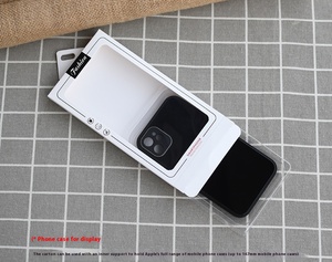 Best-seller Vente en gros quantité minimale de commande bas étui de protection intelligent en papier kraft brun blanc pour téléphone portable Boîte d'emballage avec insert en plastique - Product Image 5