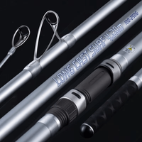 Canne à pêche de surf de haute qualité 4,2 m, fabriquée au Japon par Fuji, pour lancer longue distance, poids de plomb 80-150g/100-250g/200-400g, trois sections, pour la pêche en mer et en eau salée.