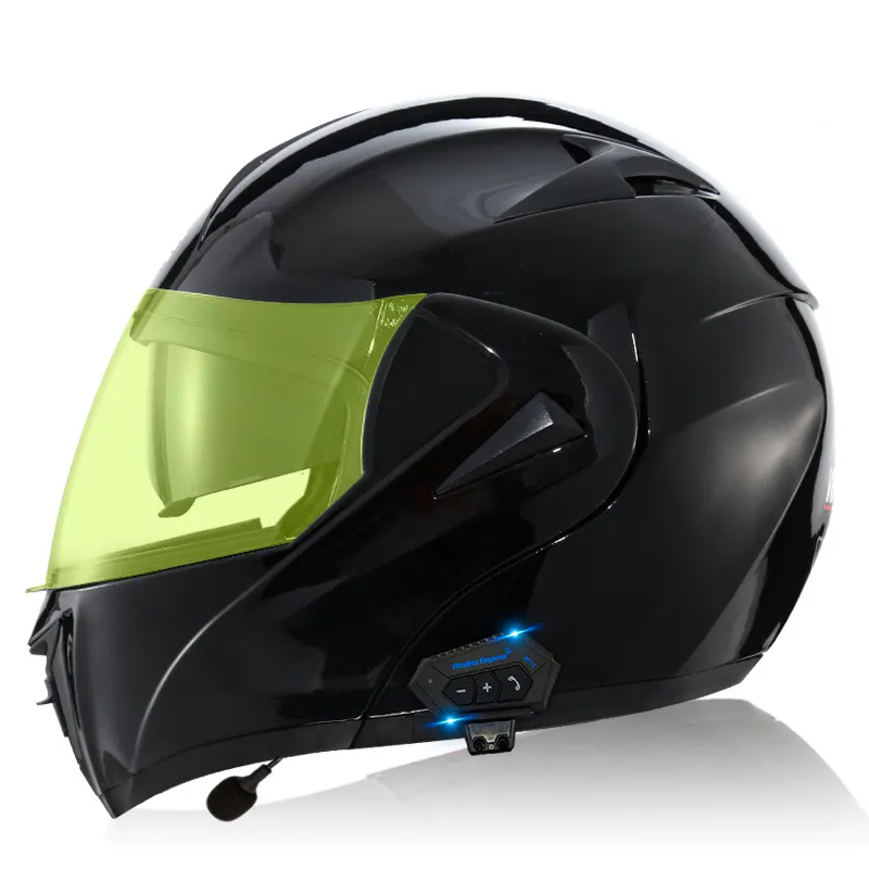 Dente blu brillante nero ar ai casco moto casco moto fibra di carbonio casco mezza faccia moto