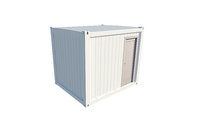 Maison conteneur de 10 pieds en acier structurel de 3 m de large, en kit, pour chambre à coucher