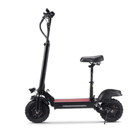 Papan luncur tendangan sepeda motor elektrik, Skateboard Off Road 800w skuter listrik 45kmh E dengan dudukan