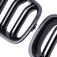 Série 3 2013-2019 Transfert d'eau Impression Noir Brillant Voiture F30/F31/F35 Calandre Double Ligne