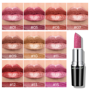 ลิปสติกเนื้อลิควิดสีชมพู Anglicolor บำรุงริมฝีปากด้วยวิตามิน C & E กันน้ำ ติดทนนาน เนื้อแมตต์และกลอสซี่ สำหรับผู้หญิง สูตรวีแกน 4 กรัม - Product Image 2