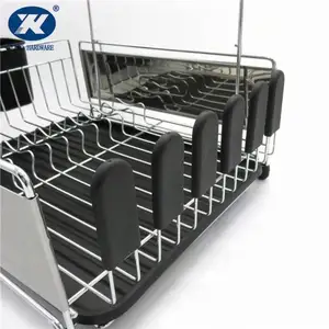 Factory Supply Golden Supplier Dish Drying Rack Stainless Steel Dish Drainer