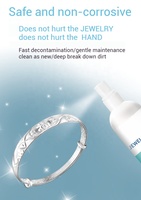 Bijoux naturels en contact direct avec la peau avec étiquette personnalisée Nettoyage de vernis Or Platine Argent Nettoyage Liquide écologique en spray