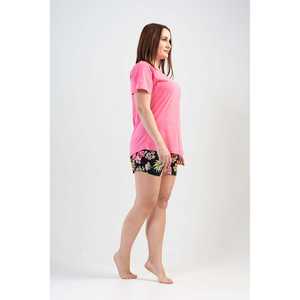 Ensemble short d'été BAYAN XXL, col rond, manches courtes, coupe ovale, longueur au-dessus du genou, taille XS, ensemble pantalon - Product Image 2