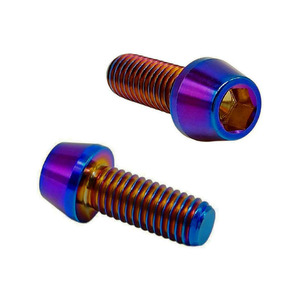 Mới Đến Bị Cháy Màu Xanh Titan Hex Côn Đầu Bu Lông Vít Hình Lục Giác Ổ Cắm Bu Lông Titan Bu Lông Cho Xe Đạp Gốc Seatpost - Product Image 2