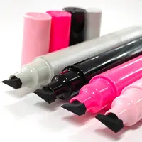 Großhandel benutzer definierte Handelsmarke kein Logo Fabrik Pink Color Liquid Stamp 2 in 1 Eyeliner Stempel Radiergummi Bleistift
