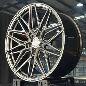 ล้อแม็ก SHIN Forged HF-7 สีไฮเปอร์แบล็ค ขนาด 19 20 21 นิ้ว น้ำหนักเบา ดีไซน์สปอร์ต แบบอินเตอร์ล็อค ผลิตจากอะลูมิเนียมอัลลอยด์ 5x112 5x120 ขายดี สำหรับ RS6 C5 - Product Image 6